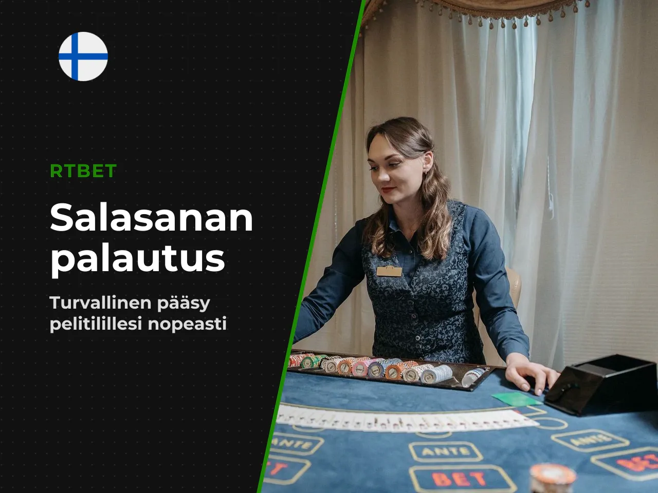 Toimintaohjeet, jos RTBet login -tiedot ovat