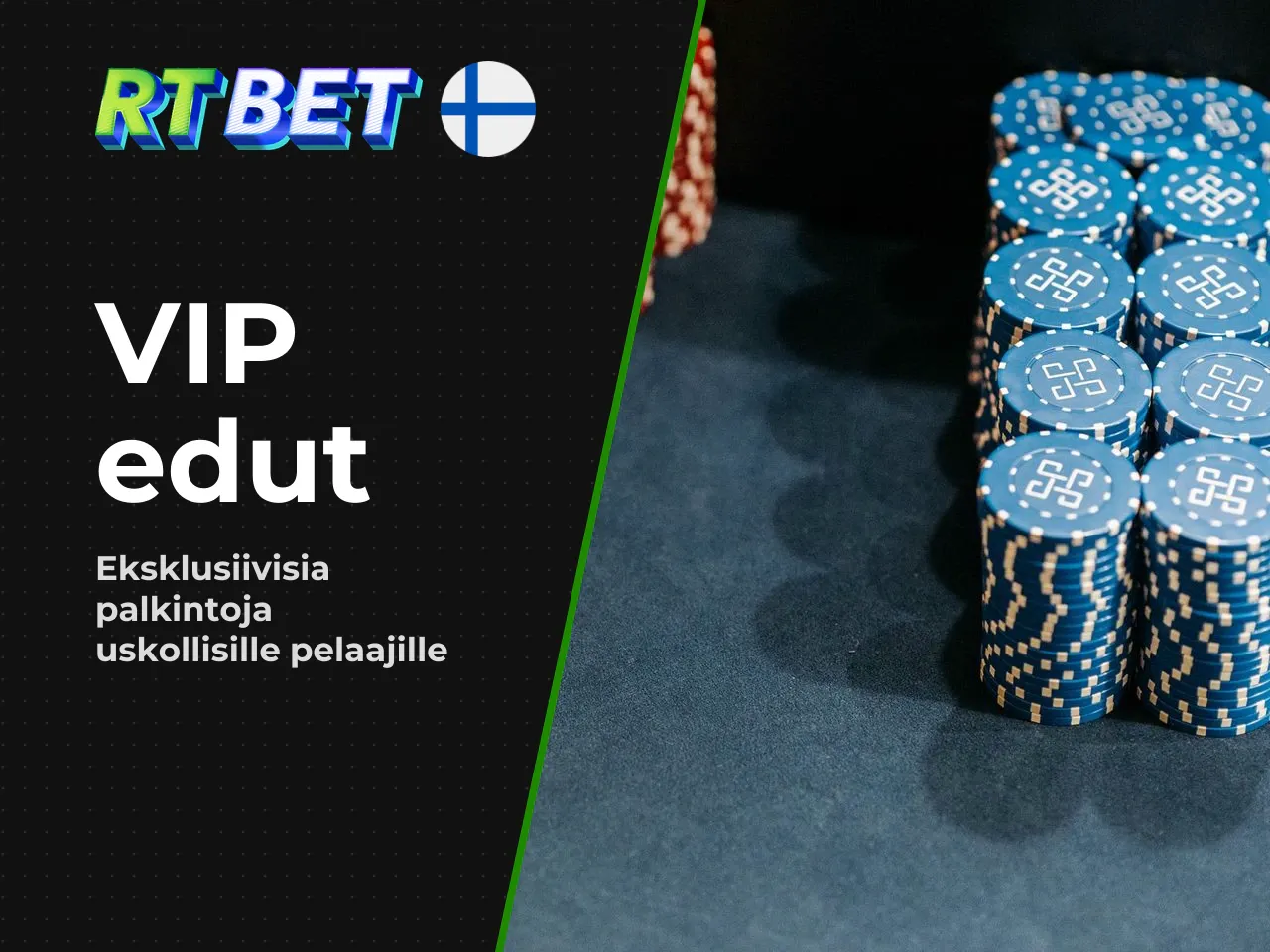 Cashback, loyalty ja VIP Bonus. Aktiivisille
