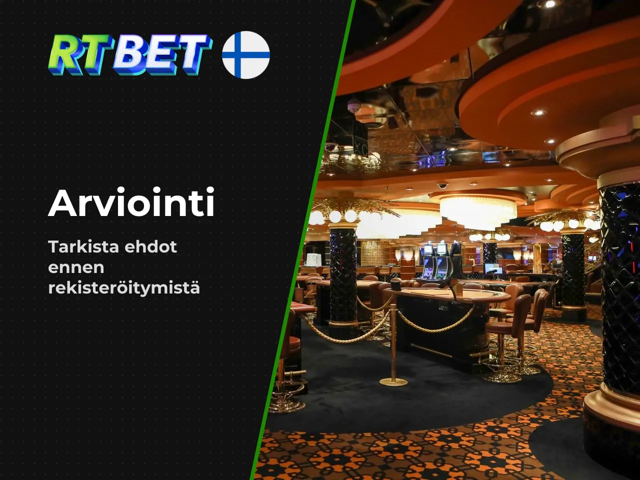 Miten arvioit RTBetin tarjouksen ennen rekisteröitymistä