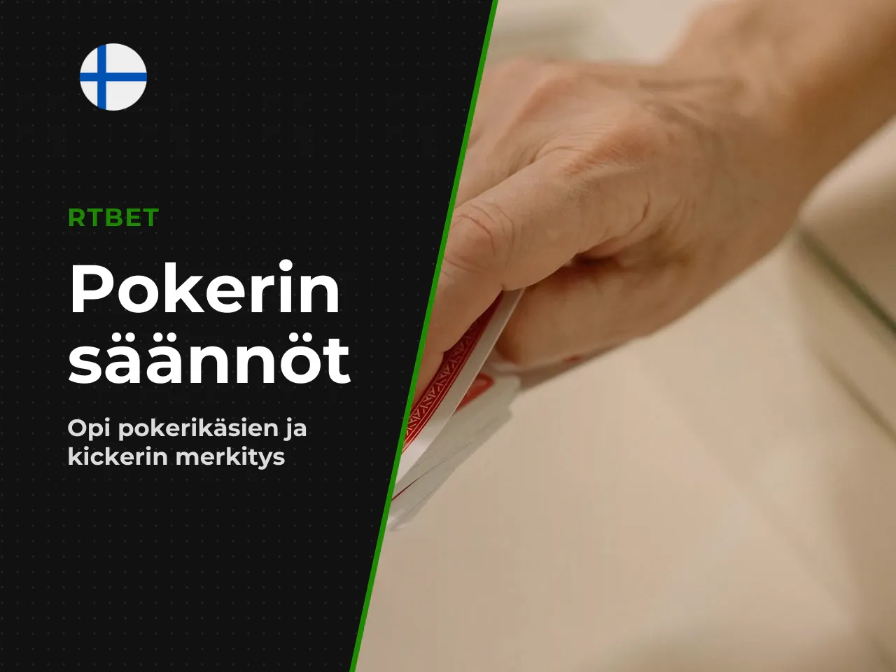 Tasapeli ja kicker-kortin merkitys. Jos kahdella
