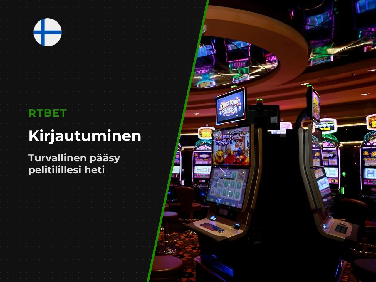 Onnistunut rtbet casino login on ensimmäinen
