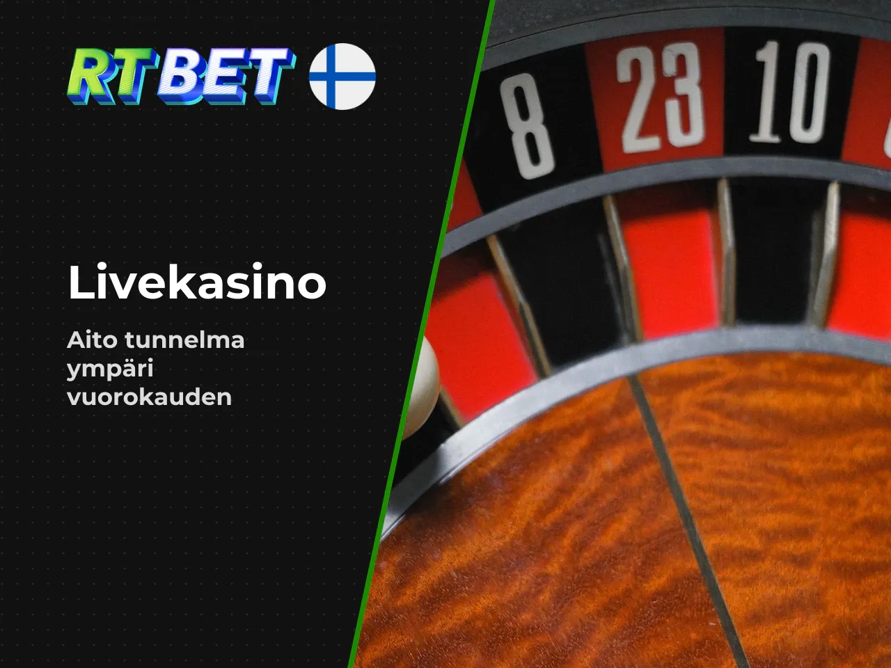 Live casino ja table games. RTBetin