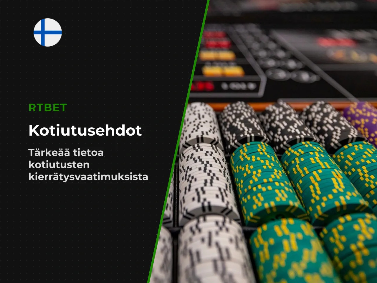 Bonus ja kierrätys ennen kotiutusta. Kaikki