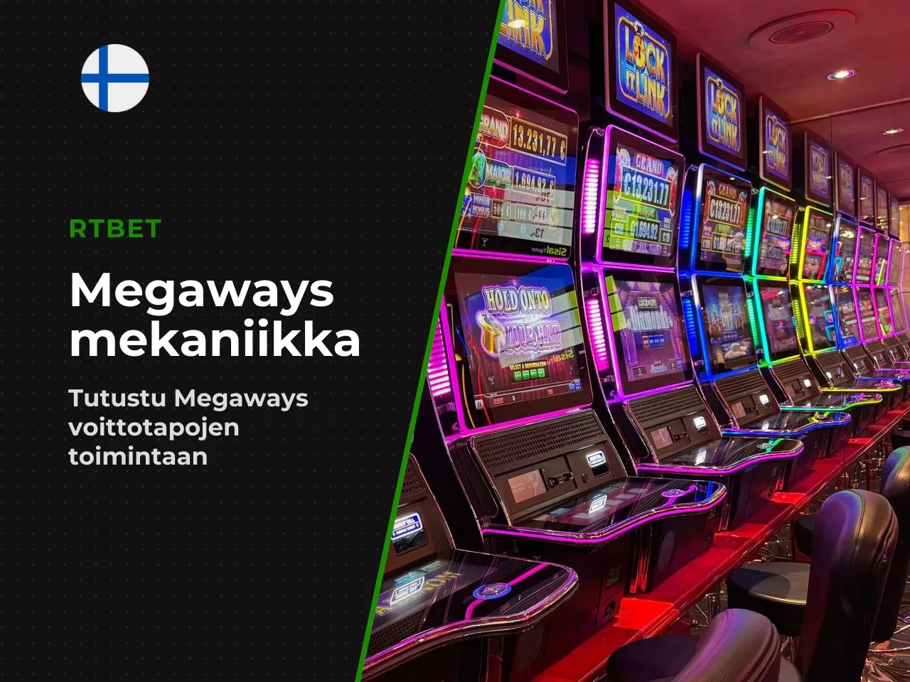 Megaways-mekaniikka ja voittotapojen määrä. Megaways-mekaniikassa voittolinjat