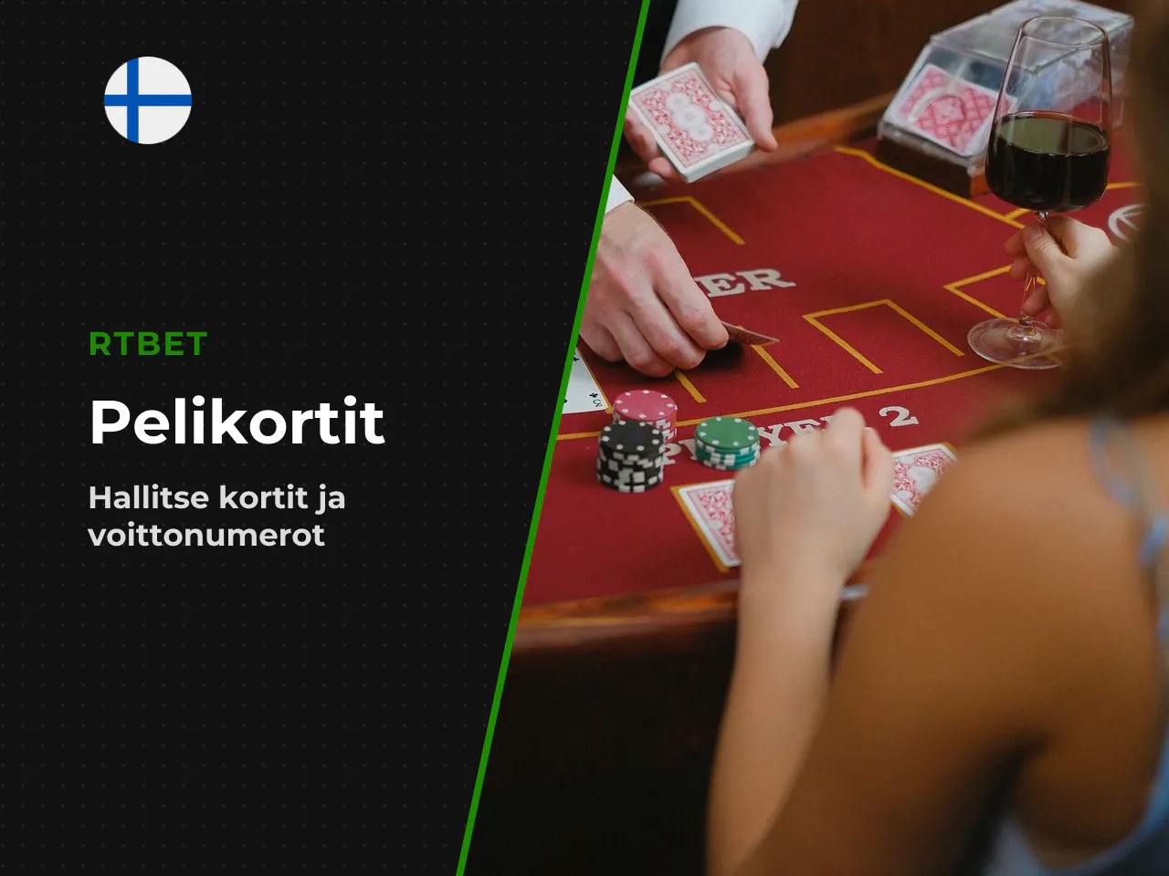 Korttien valinta cards ja numeroiden numbers