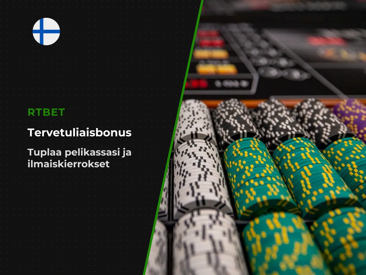 Deposit bonus, ilmaiskierrokset ja lisätarjoukset. Talletukseen