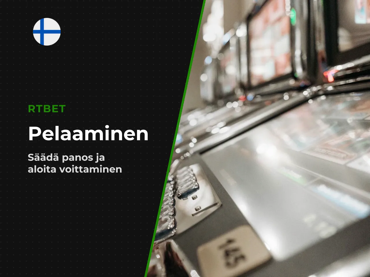 Panoksen asettaminen ja pelin käynnistäminen. Kierros