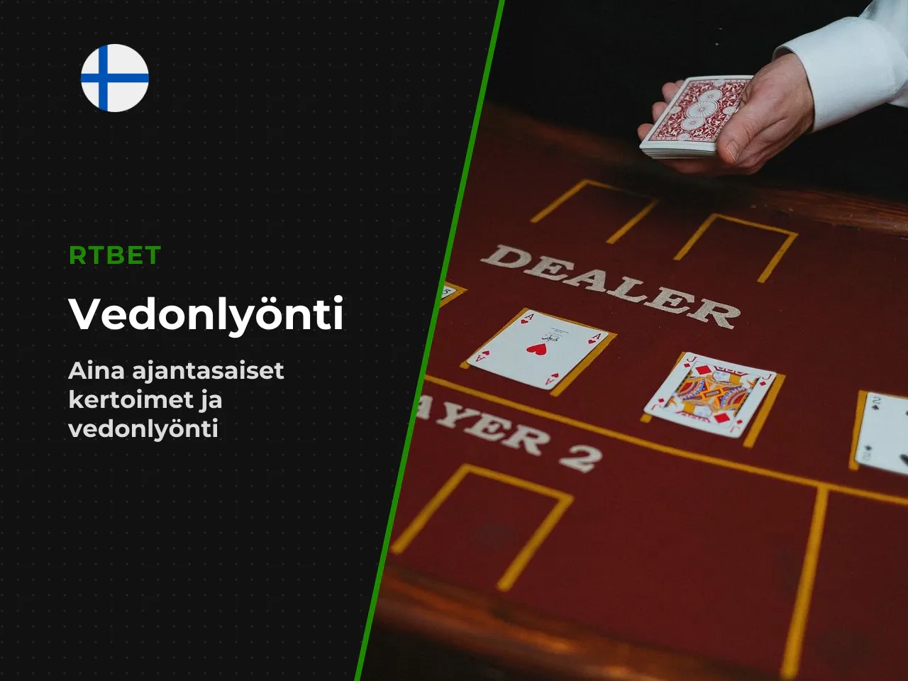 Ennakko- ja livevedonlyönti RTBetillä. Valikoima sisältää