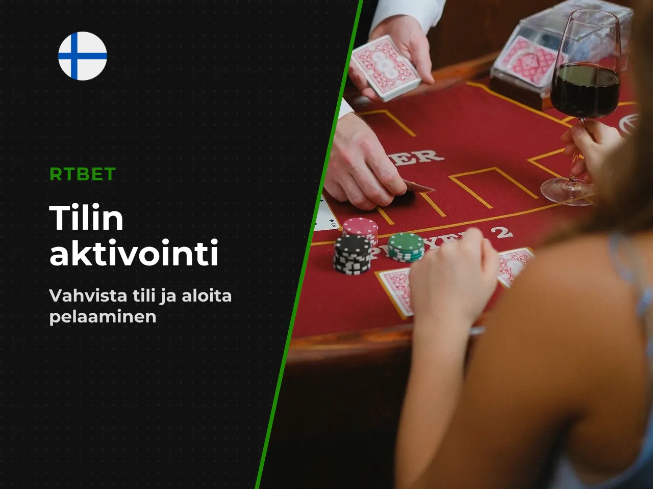 Tilin aktivointi ennen ensimmäistä RTBet login