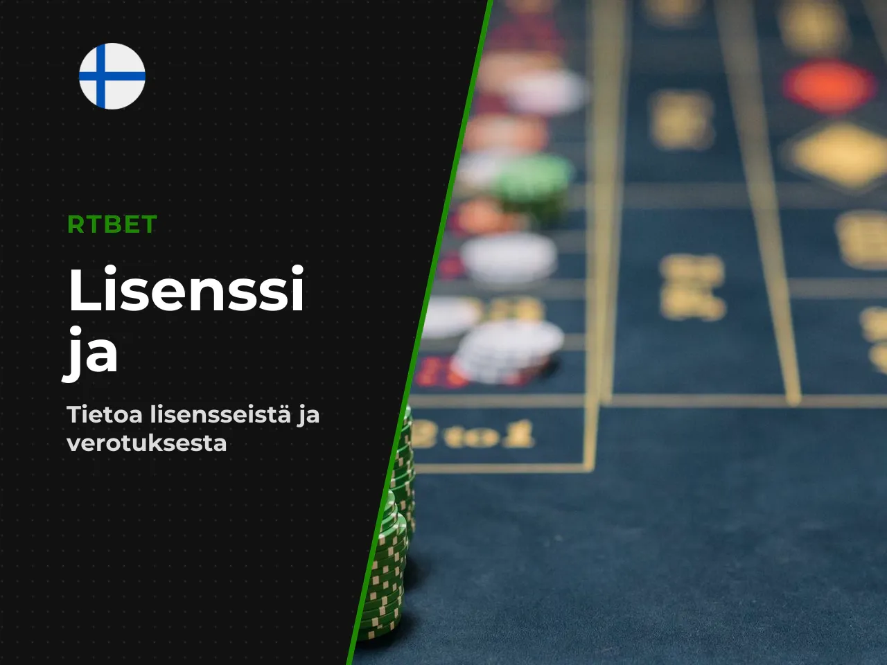 RTBet-lisenssi, operaattori ja voittojen verotus Suomessa