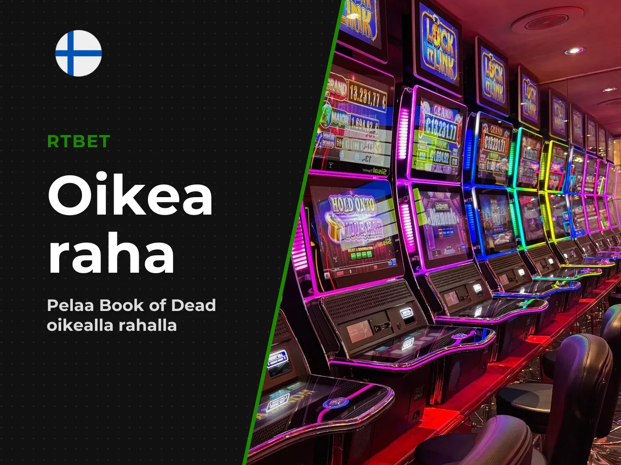Book of Dead oikea raha kasinolla