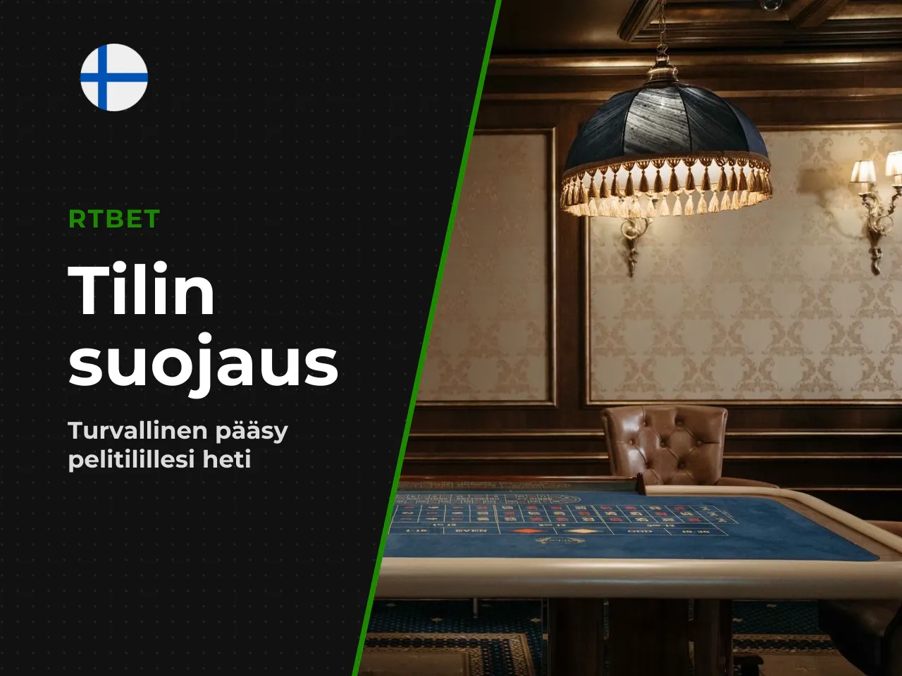 Tilin turvallisuus rtbet casino login -vaiheessa
