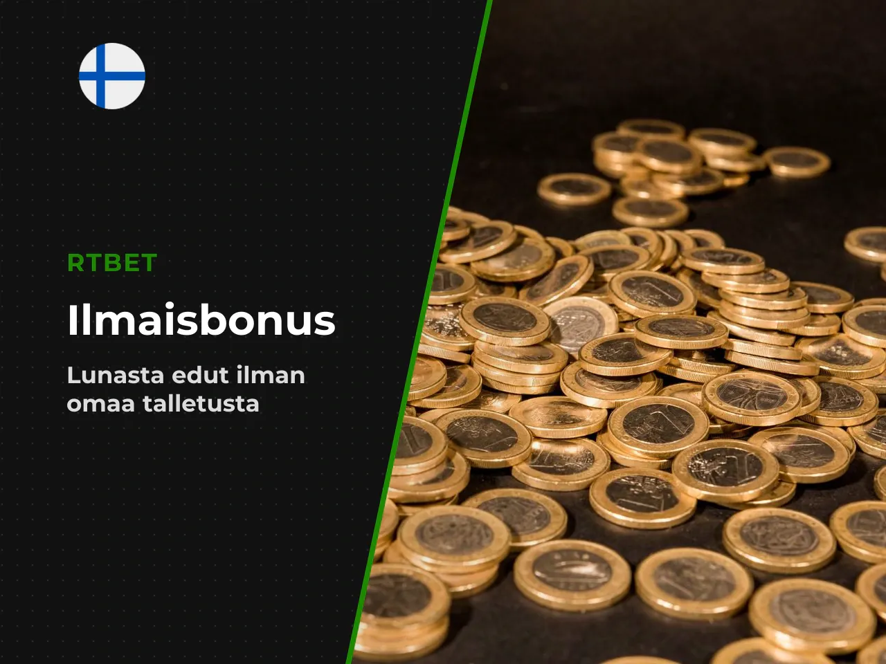 RTBet no deposit bonus ilman talletusta