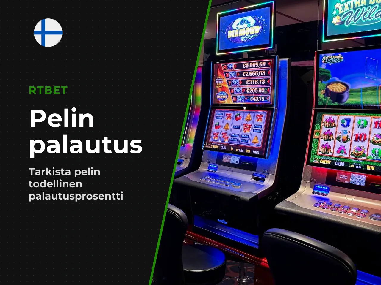 Yksittäisen pelisession aikana toteutunut palautus voi
