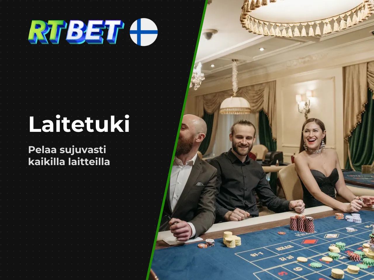 Millä laitteilla RTBet online toimii. RTBet