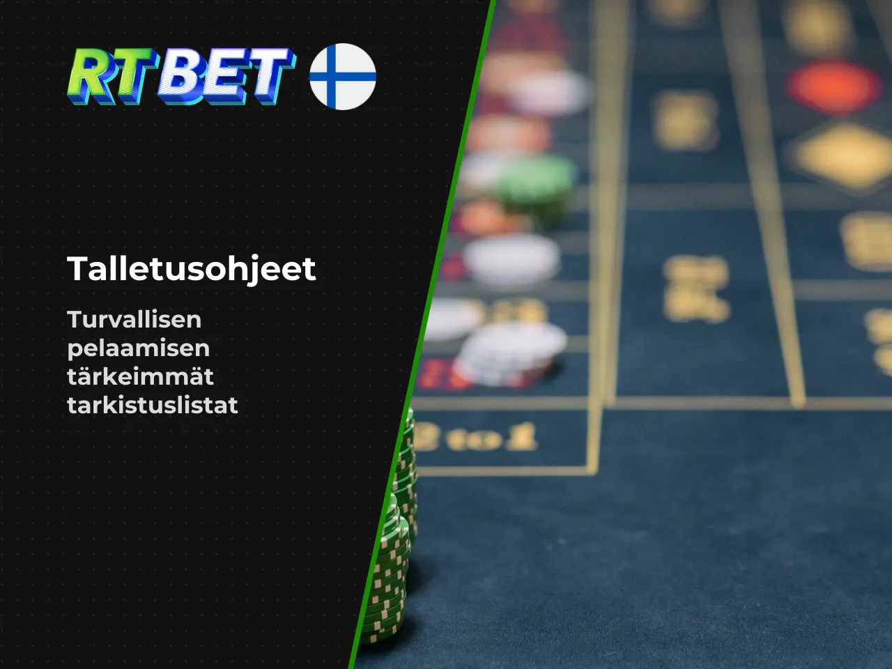 Check-list ensimmäisen talletuksen ja tarjouksen tarkistus