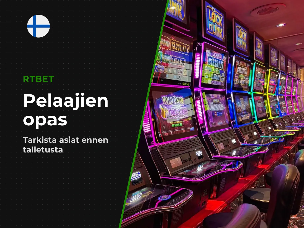 Valmiustarkistuslista ennen oikealla rahalla pelaamista. Käy