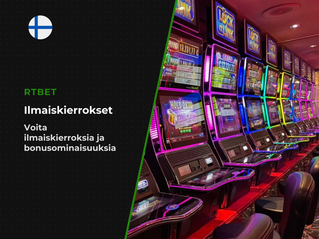 Ilmaiskierrokset, Sticky Wilds ja bonusosto. Kun
