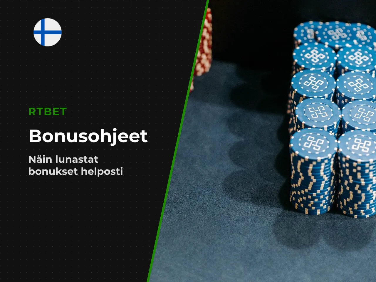 Miten RTBet bonus lunastetaan rekisteröityminen, talletus