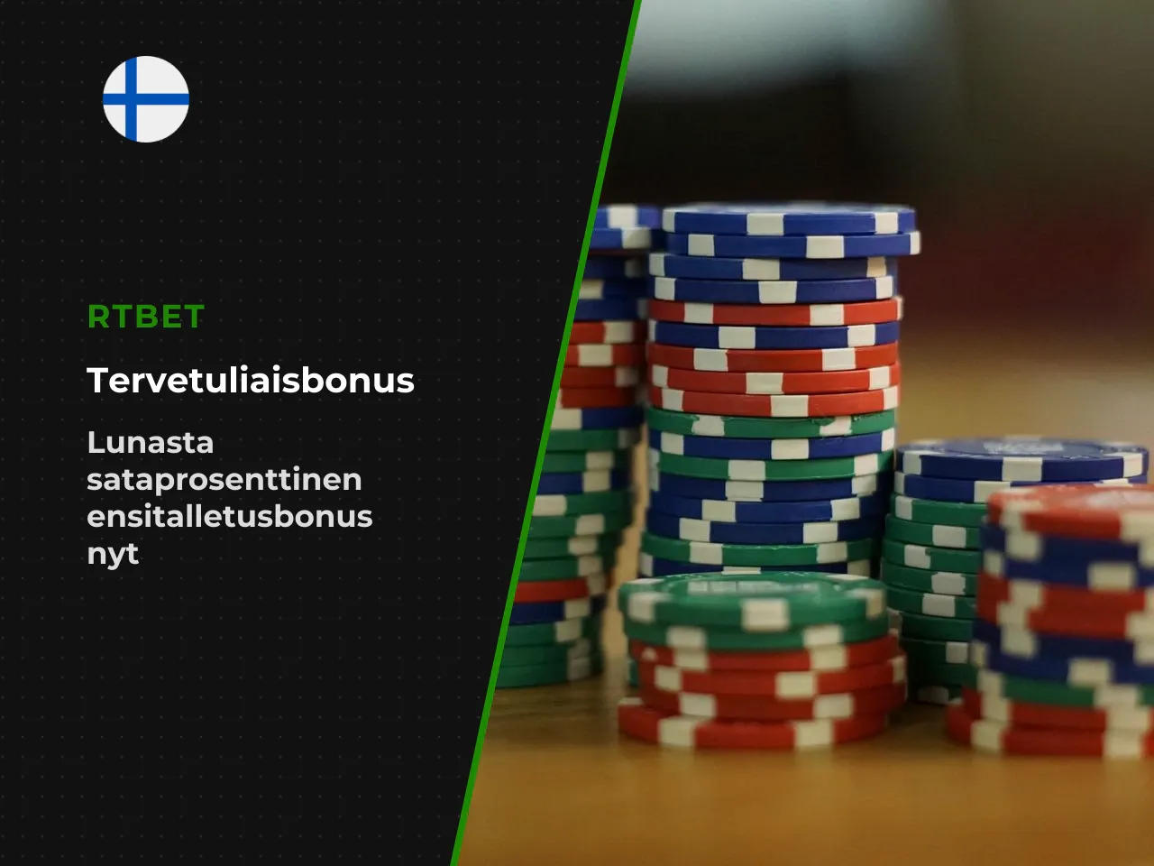 RTBet sportsbook bonus uudelle pelaajalle. RTBet